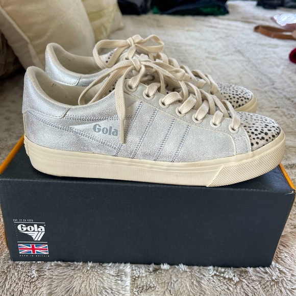 Gola Cheetah/Silver shoes - Picture 2 of 4